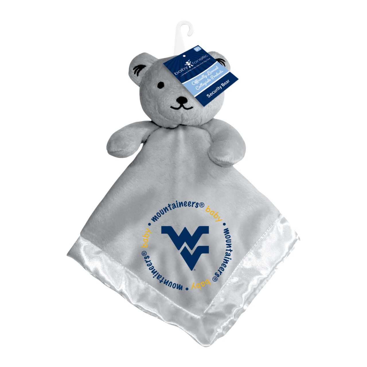 Baby Fanatic   Gray Security Bear - NCAA West Virginia Mountaineers